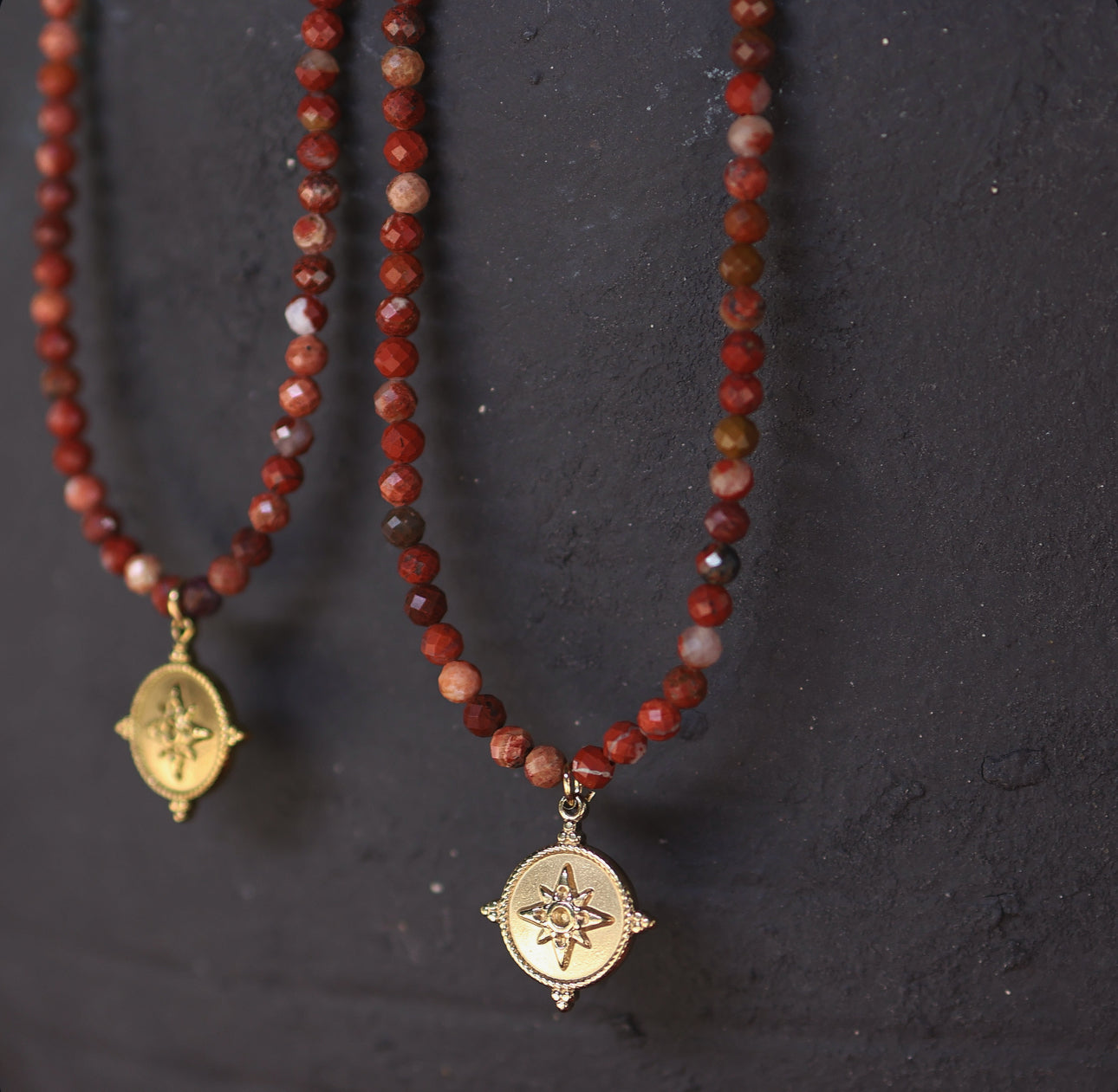 Red Jasper Natural Stone Necklace