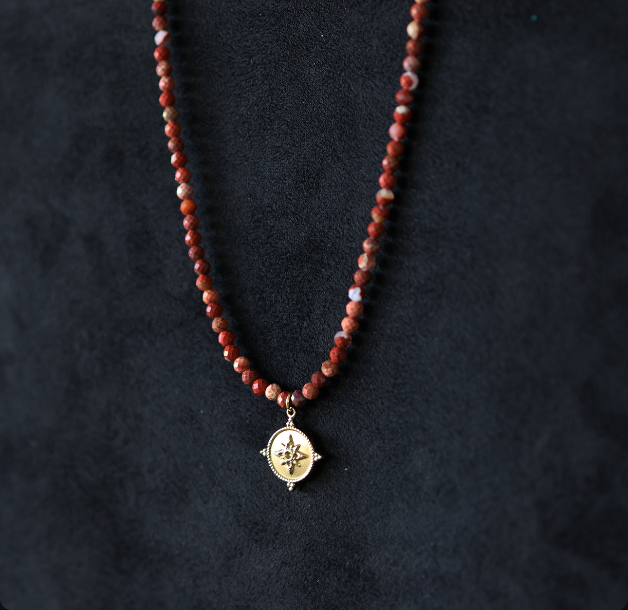 Red Jasper Natural Stone Necklace