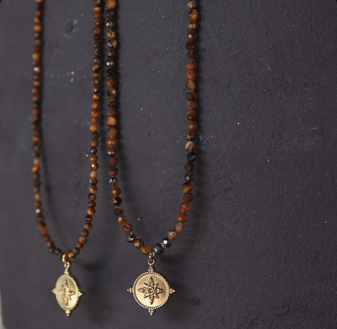 Tiger’s Eye Natural Stone Necklace