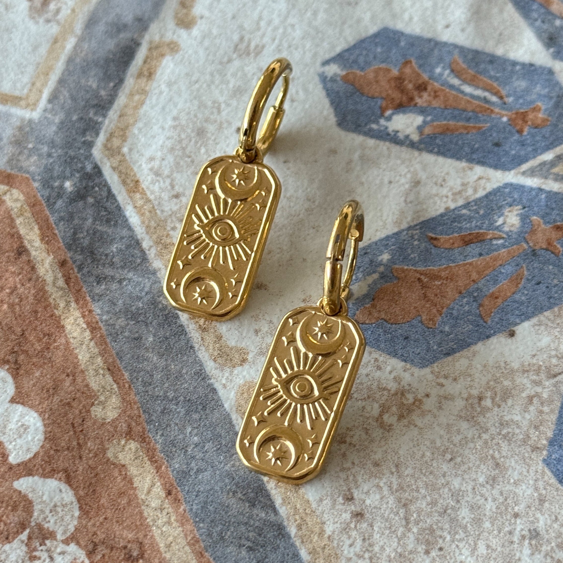 Alya Sun & Moon Earrings