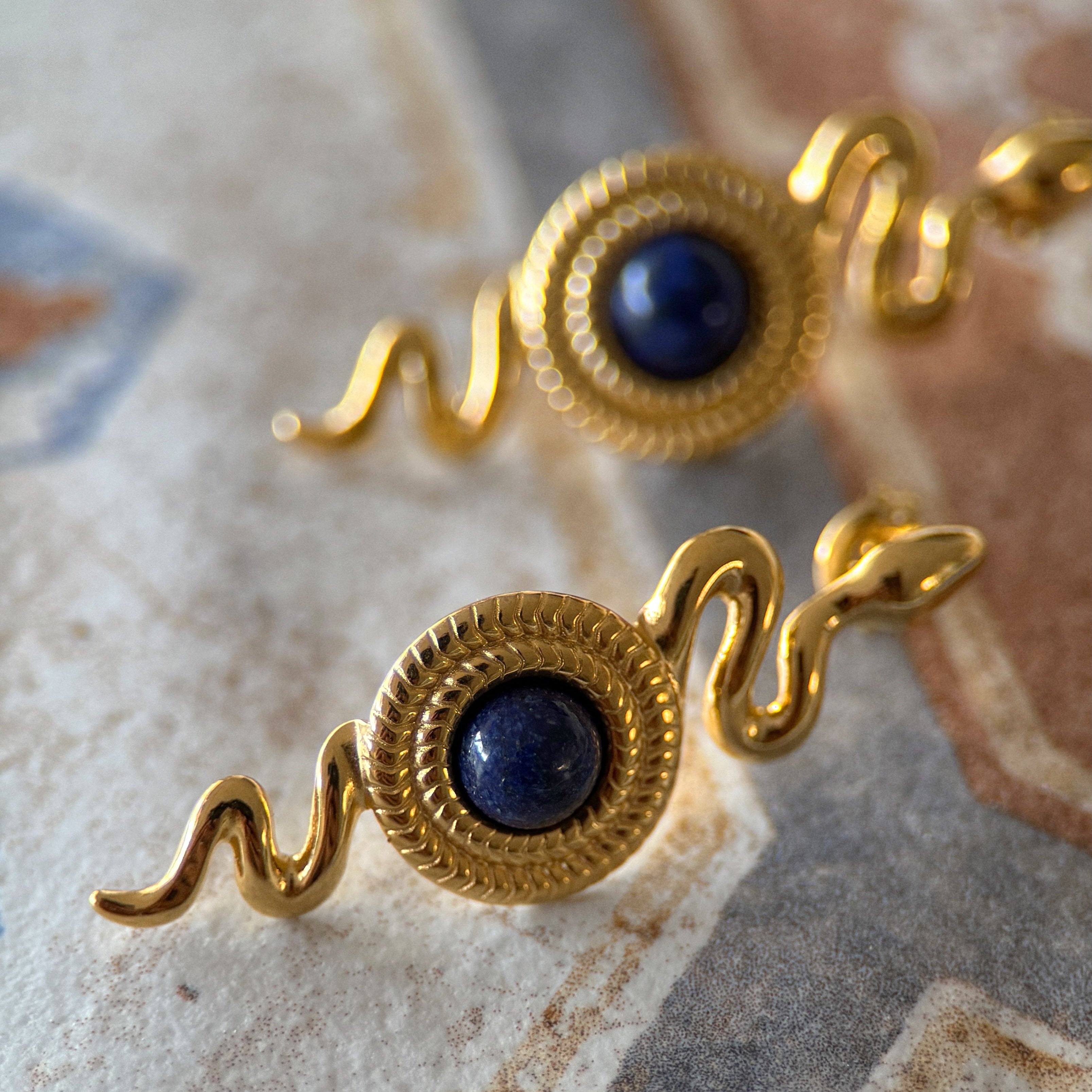 Snake Stud Earrings