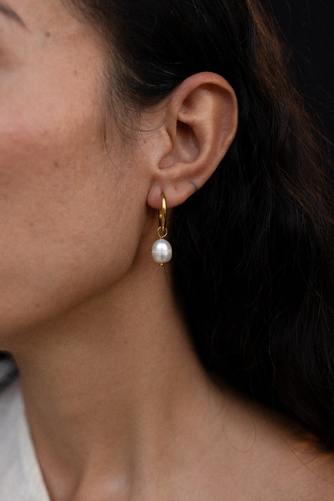Dainty Freshwater Pearl Earrings