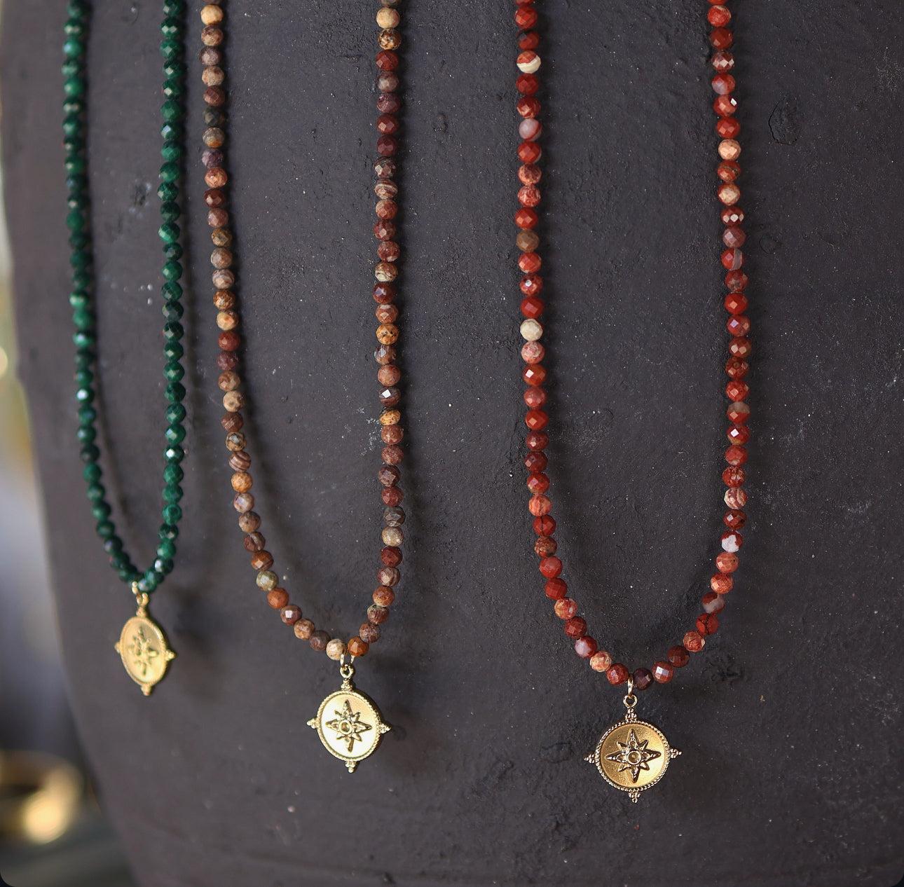 Red Jasper Natural Stone Necklace