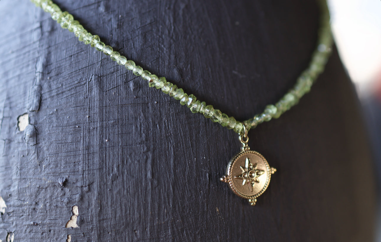 Peridot Natural Stone Necklace
