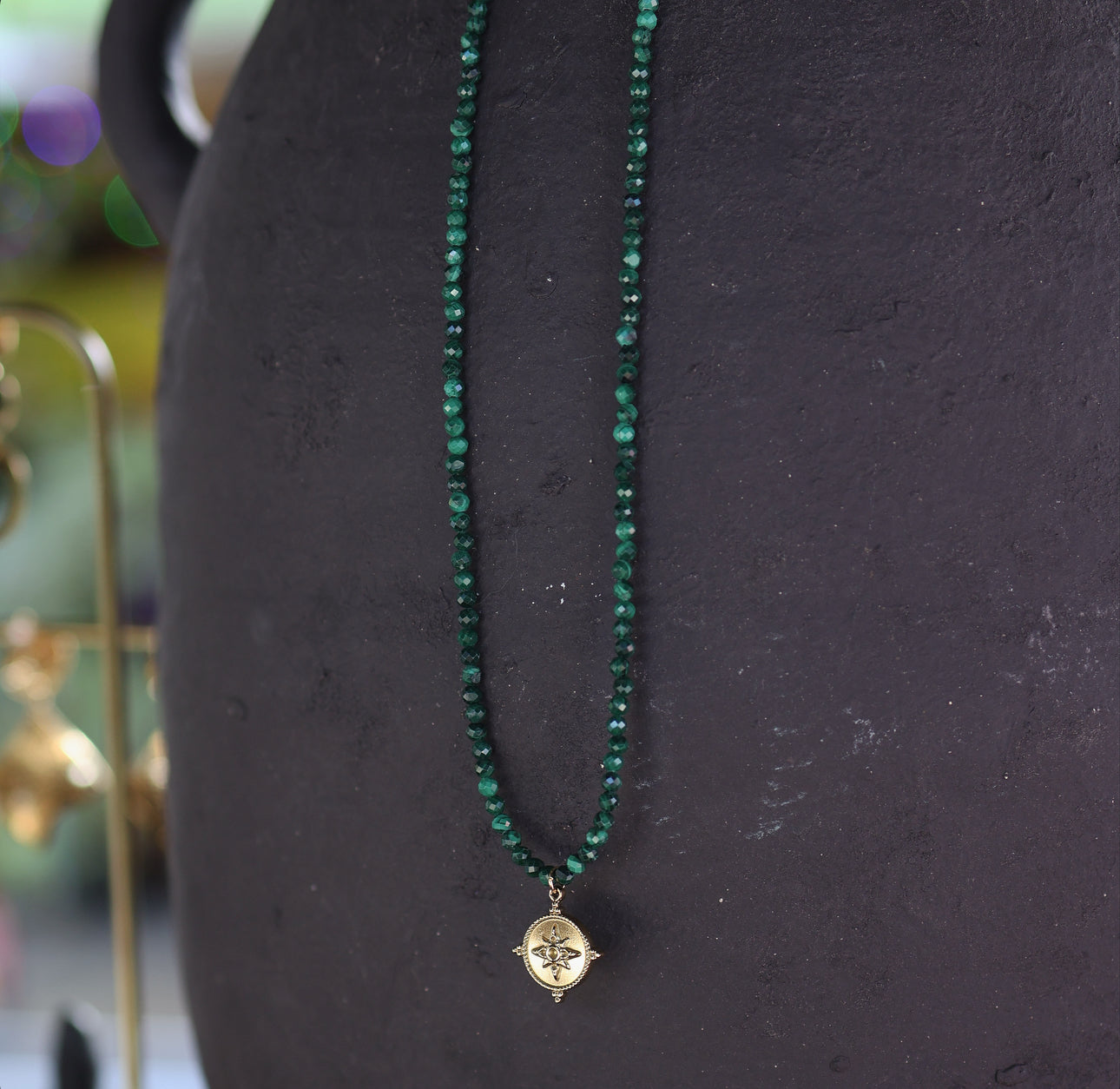 Malachite Natural Stone Necklace