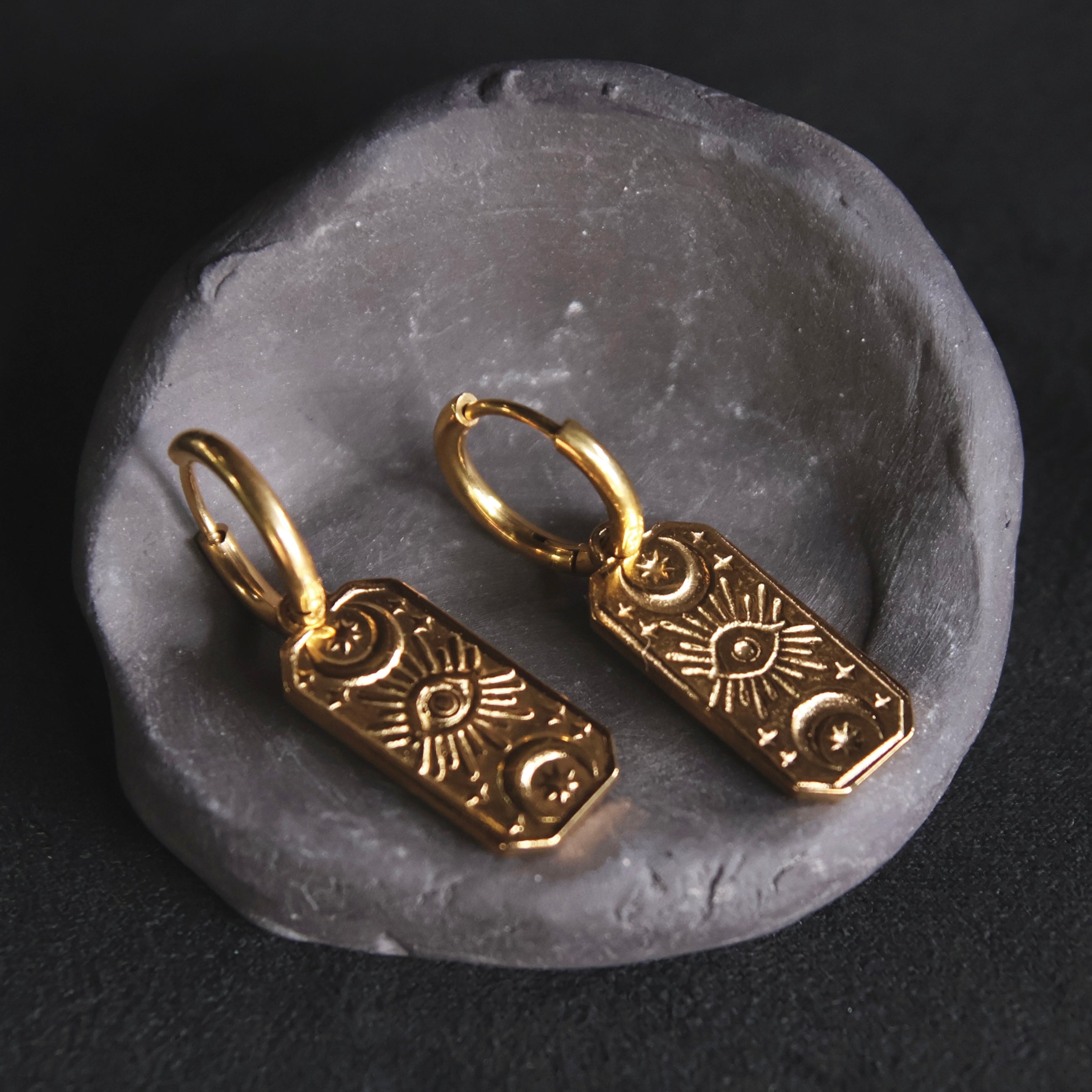Alya Sun & Moon Earrings
