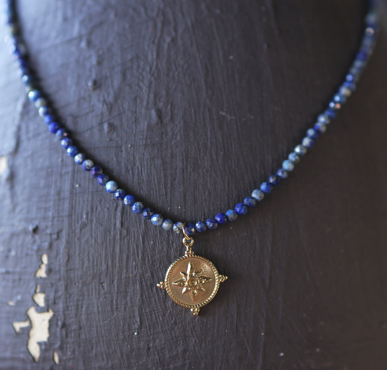 Lapis Lazuli Natural Stone Necklace
