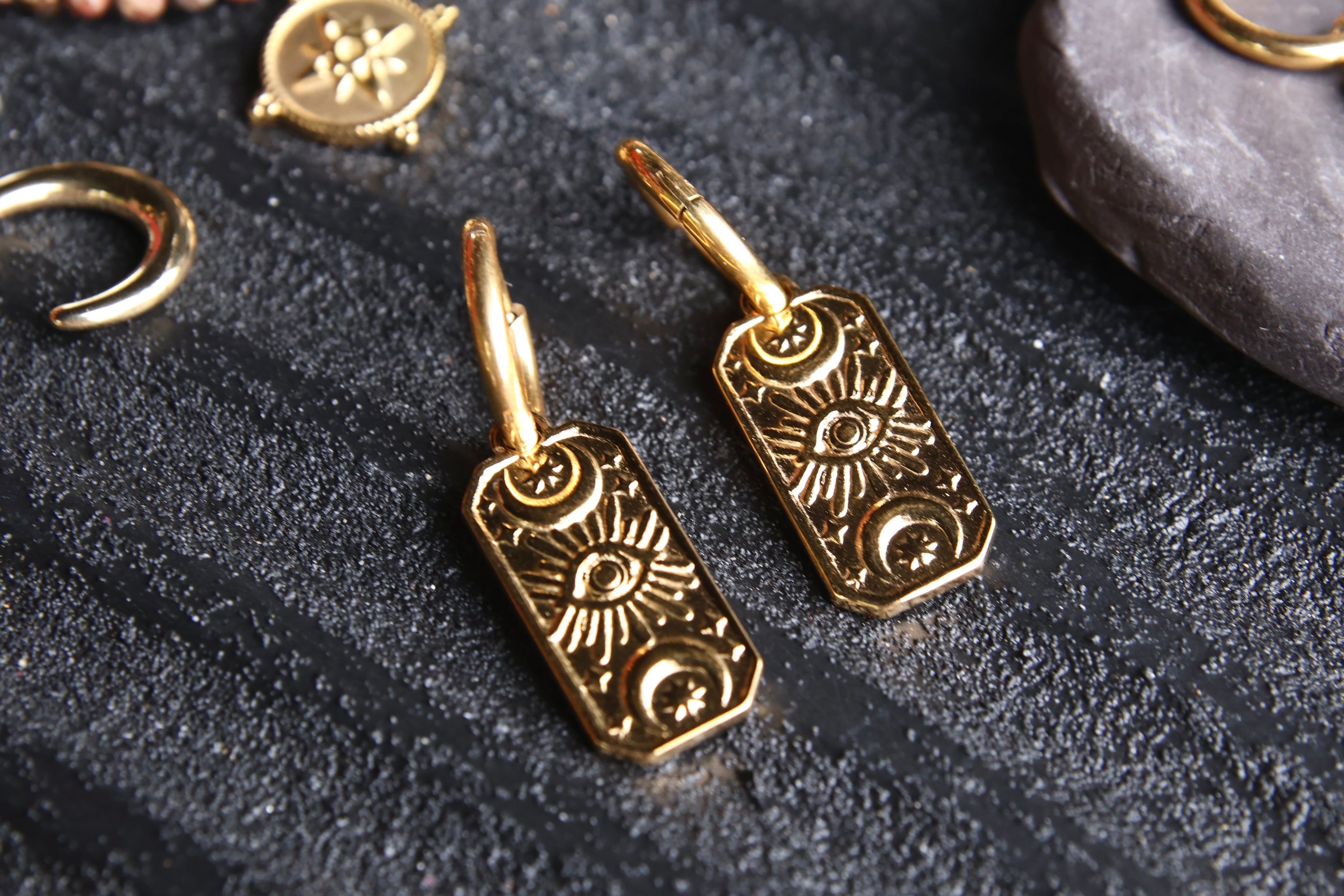 Alya Sun & Moon Earrings