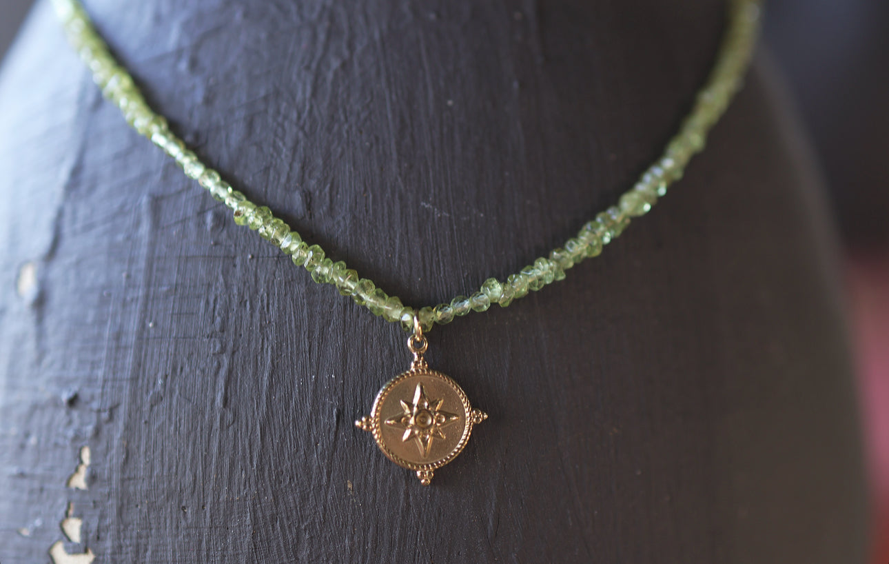 Peridot Natural Stone Necklace