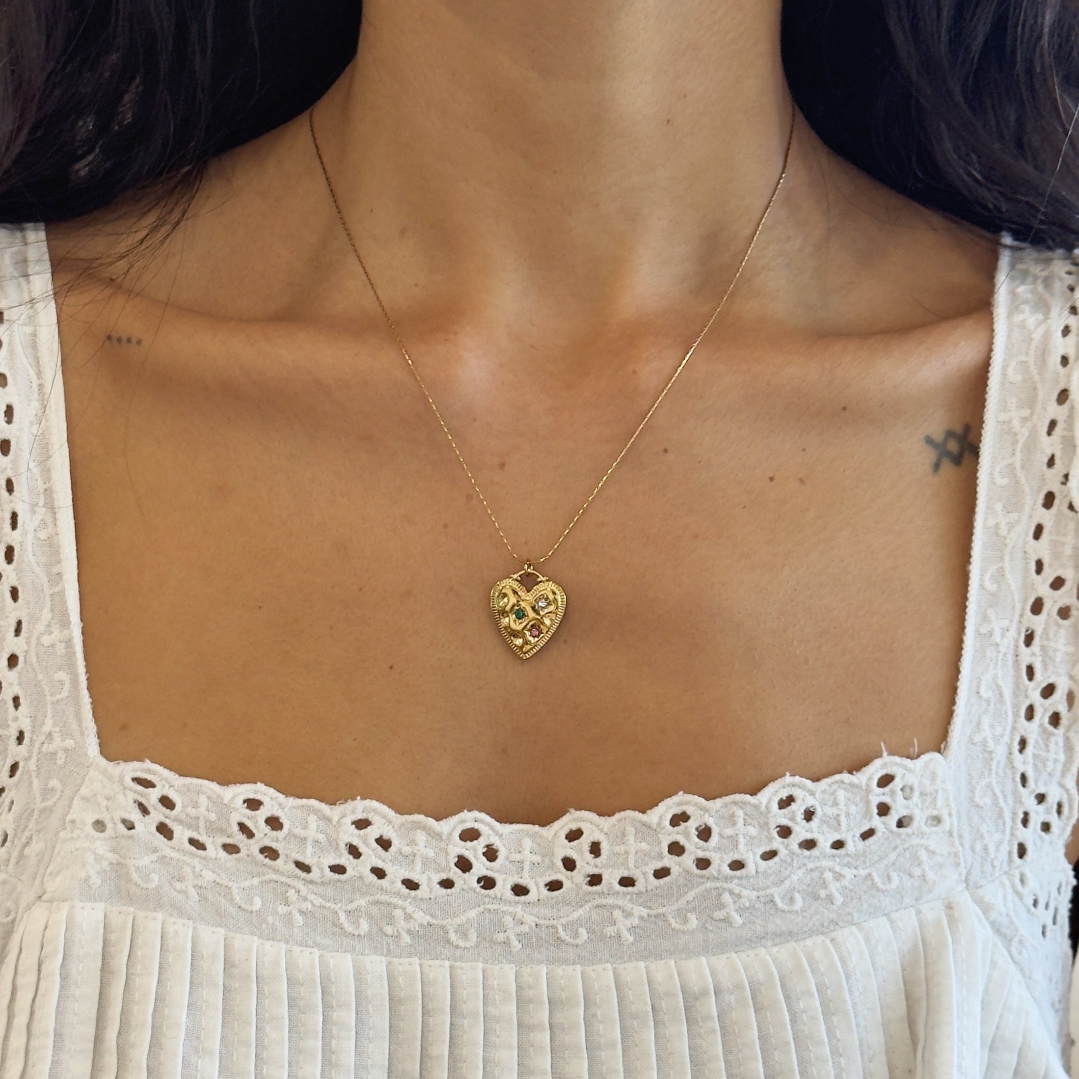 Zareen Heart Necklace