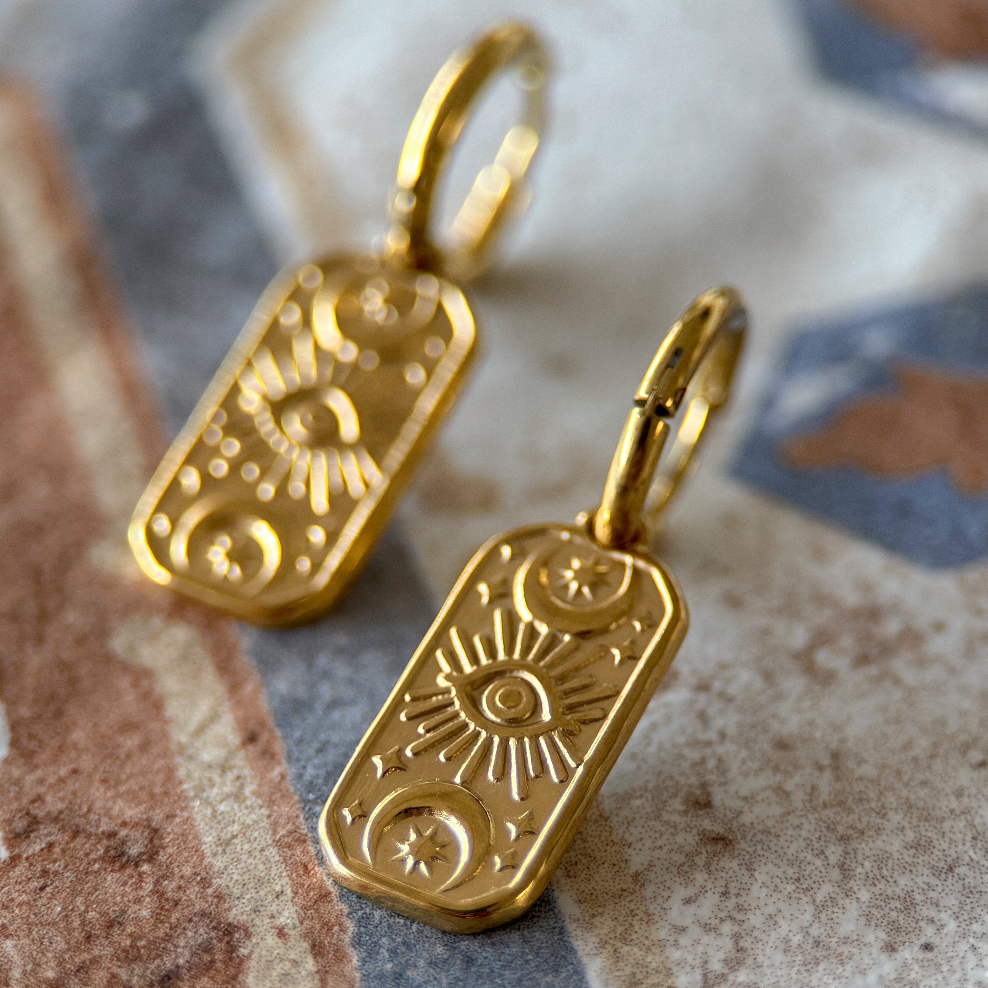 Alya Sun & Moon Earrings
